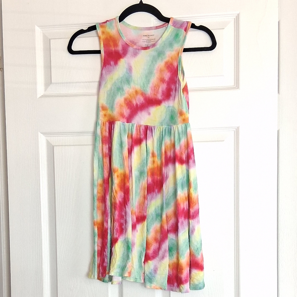 Posh Peanut Tie Dye Sleeveless Dress